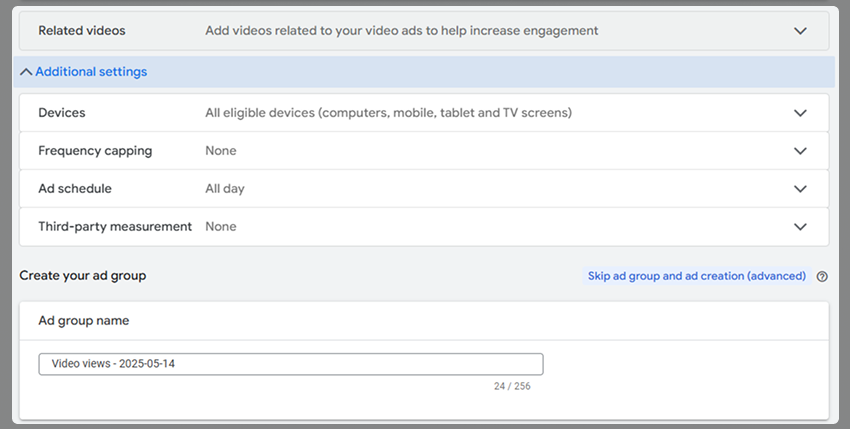 content exclusions