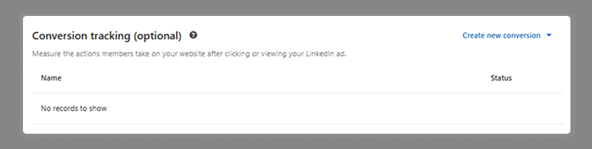 conversion tracking