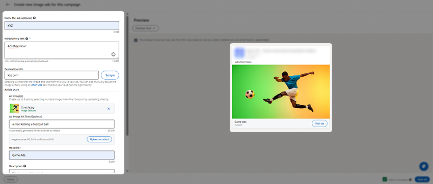 create ad